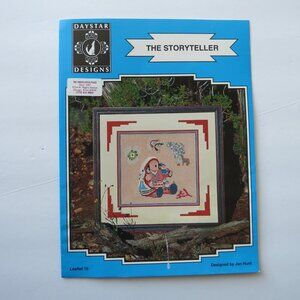The Storyteller Daystar Designs Cross Stitch Vintage Leaflet 16, 1997